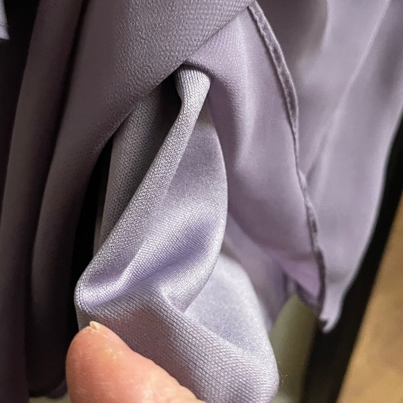 R & M Richard’s Size 14 Two Piece Lilac dress and short jacket with sequins. - Picture 9 of 15